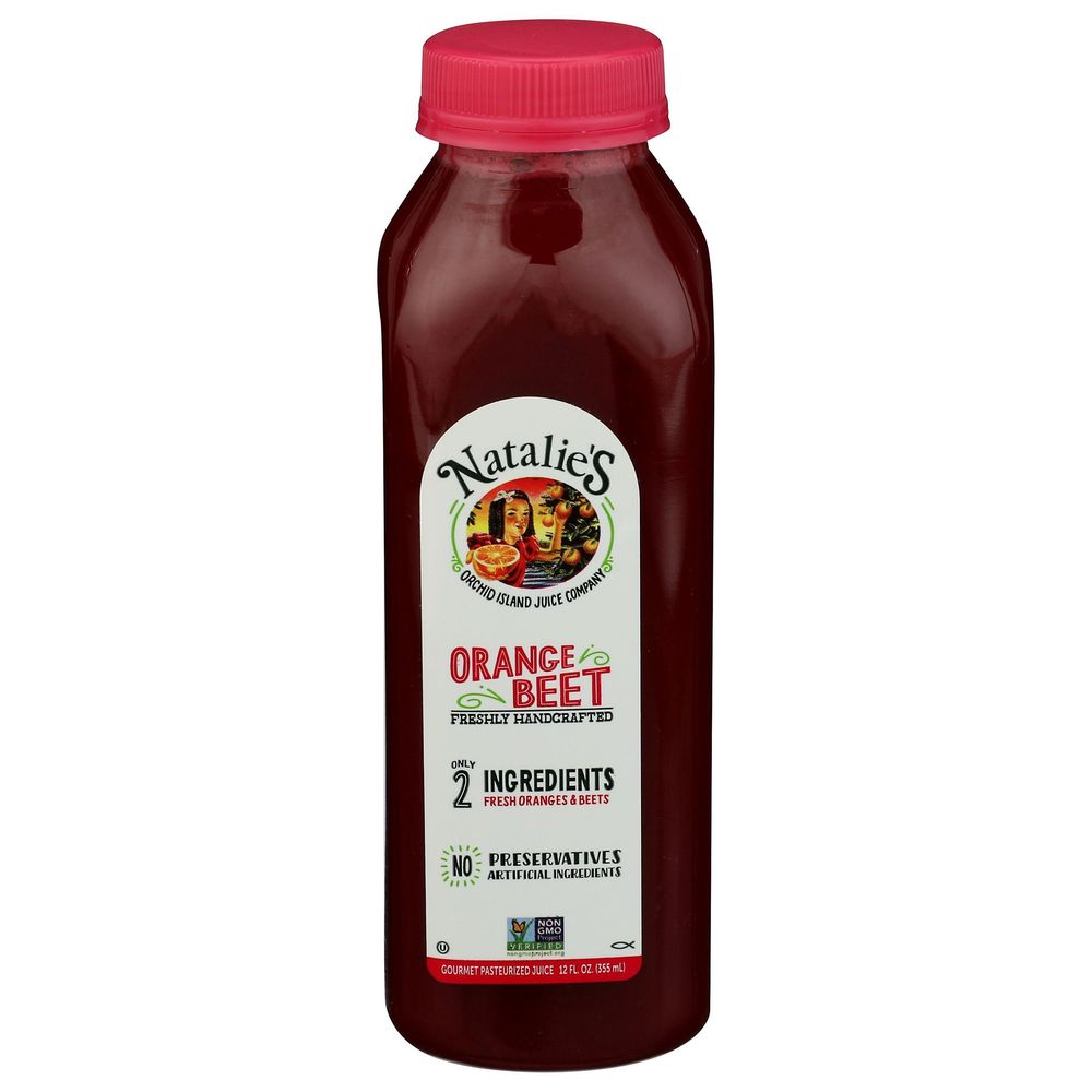 Natalie's Orchid Island Orange Beet Juice, 12 Fluid Ounce -- 6 Per Case