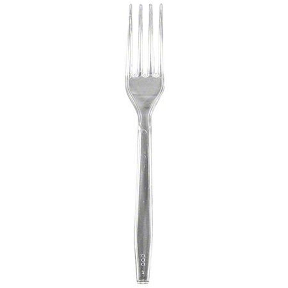 Wna King Packaging Clear Polystyrene Extra Heavy Weight Fork -- 1000 Per Case