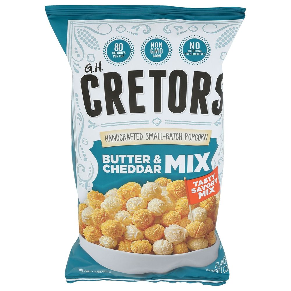 G.h. Cretors Butter And Cheddar Mix Popcorn, 4.3 Ounce -- 12 Per Case