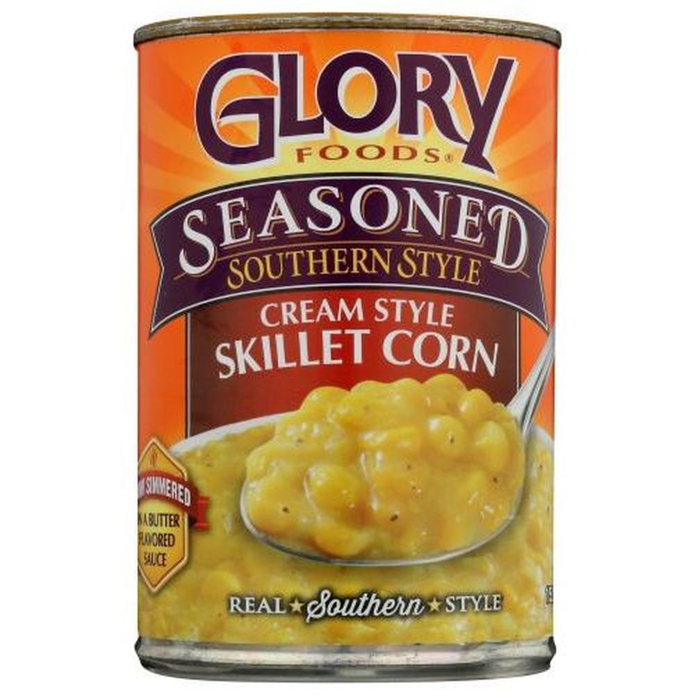 Glory Foods Cream Style Seasoned Southern Skillet Corn, 15 Ounce -- 12 Per Case