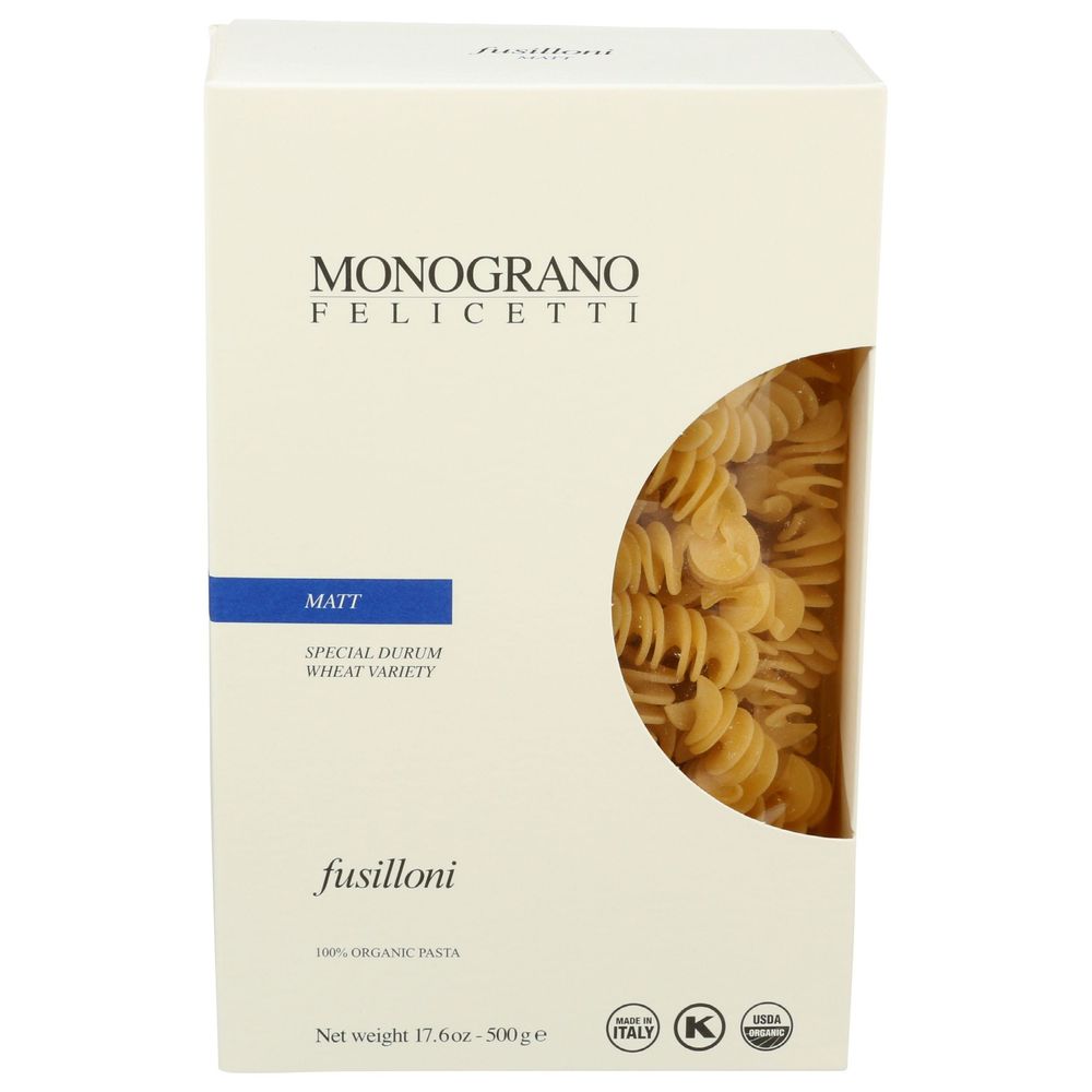 Organic Matt Fusilloni Pasta