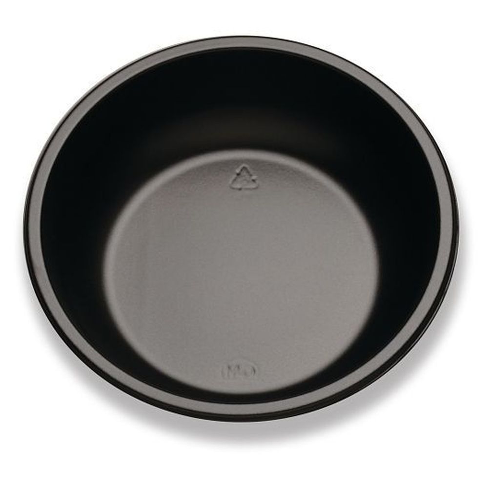 Tradewinds 16 Ounce Black Polystyrene Round C-Fine Bowl
