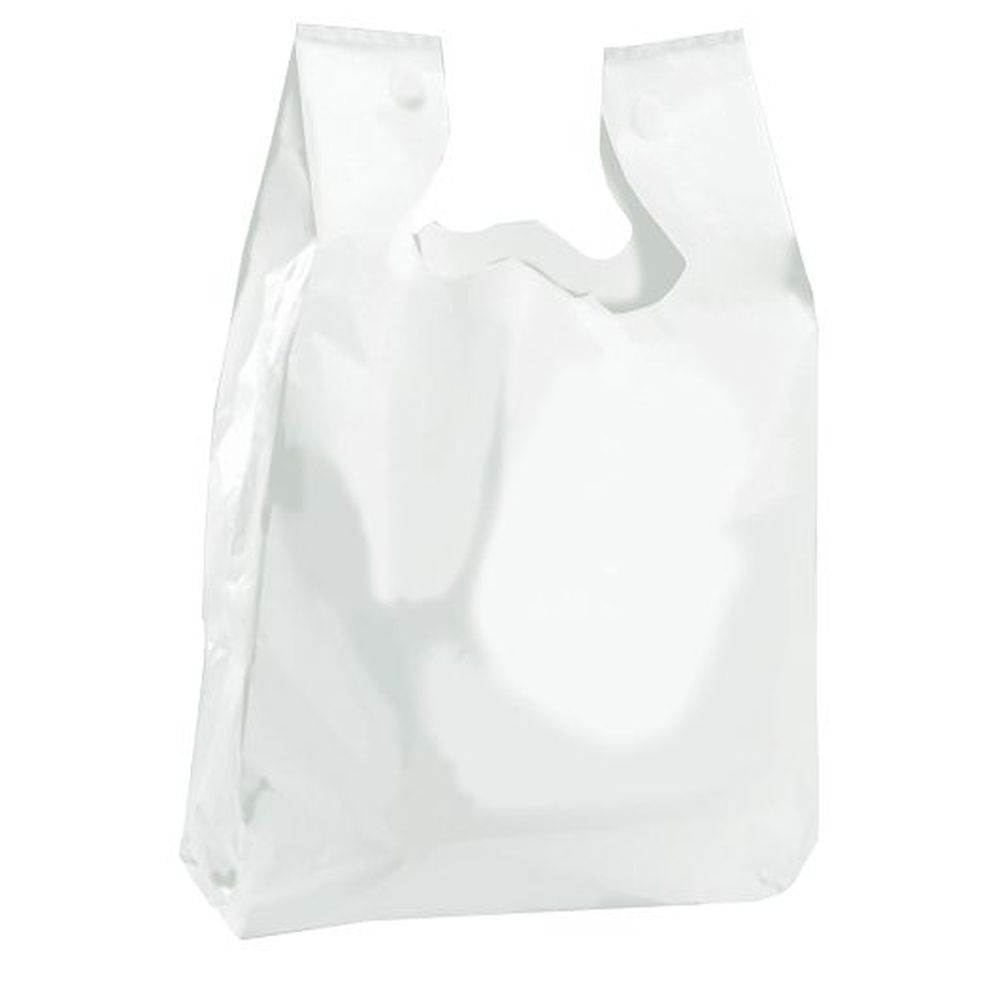 Revolution Consumer Solutions Square Bottom Unprinted T-shirt Bag, 12 X 9 X 23 Inch -- 1000 Per Case