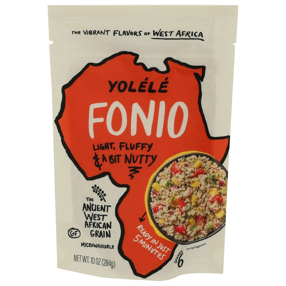 Yolele Fonio Microwavable African Supergrain, 10 Ounce -- 6 Per Case
