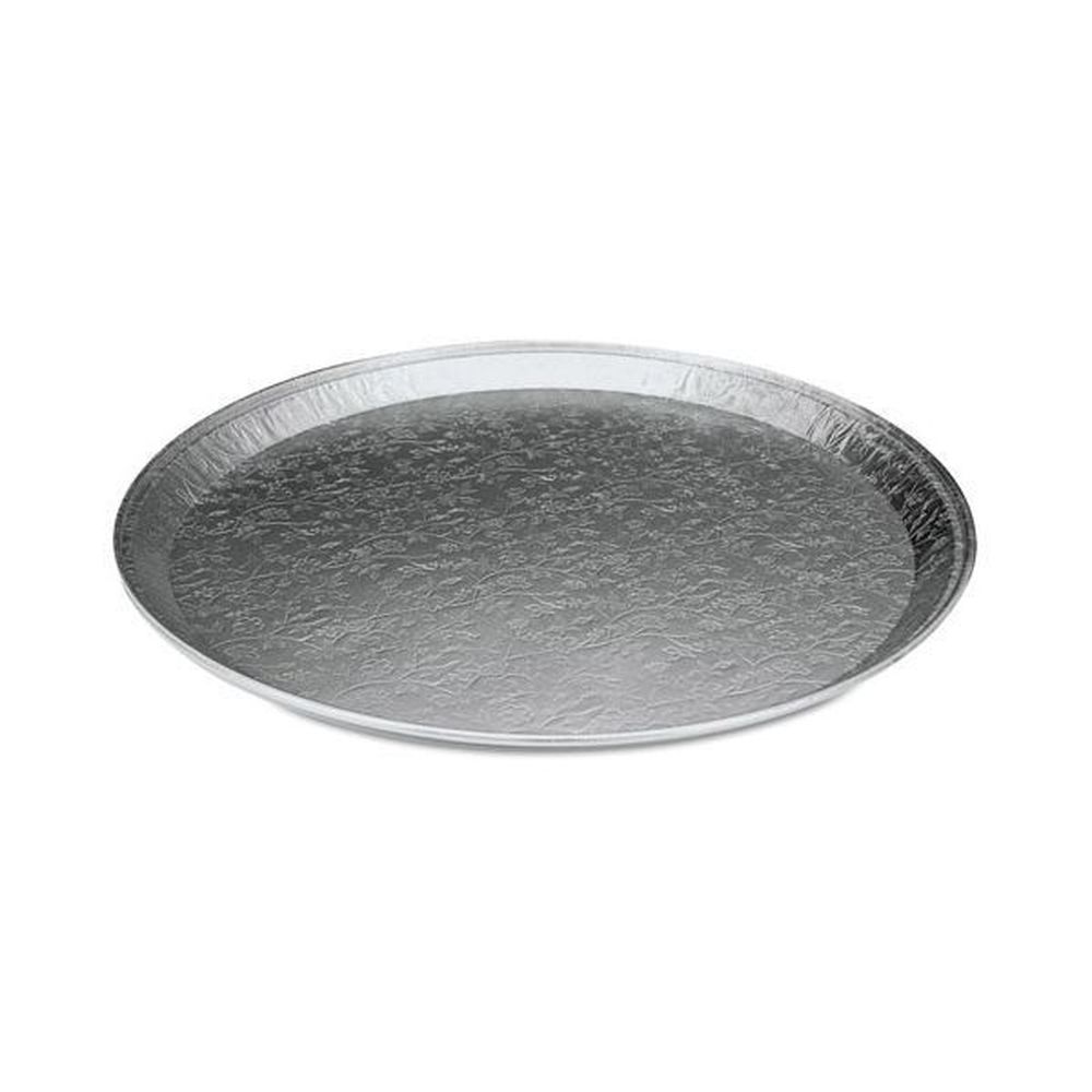 Round Embossed Aluminum Tray