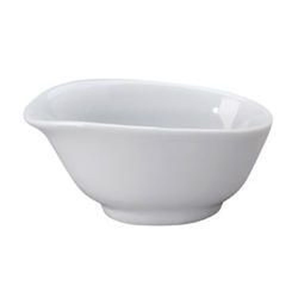 Ventana Porcelain White 3.5 Ounce Sauce Boat, 36 Count