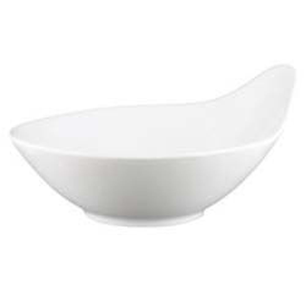 Ventana Porcelain White 6 X 2 Inch Eclipse Bowl, 36 Count
