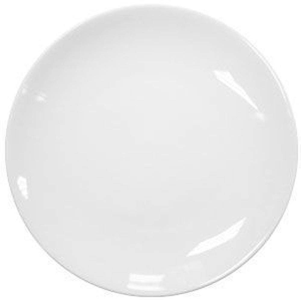 Alpine 6.5 Inch Euro White Coupe Plate -- 3 Per Case