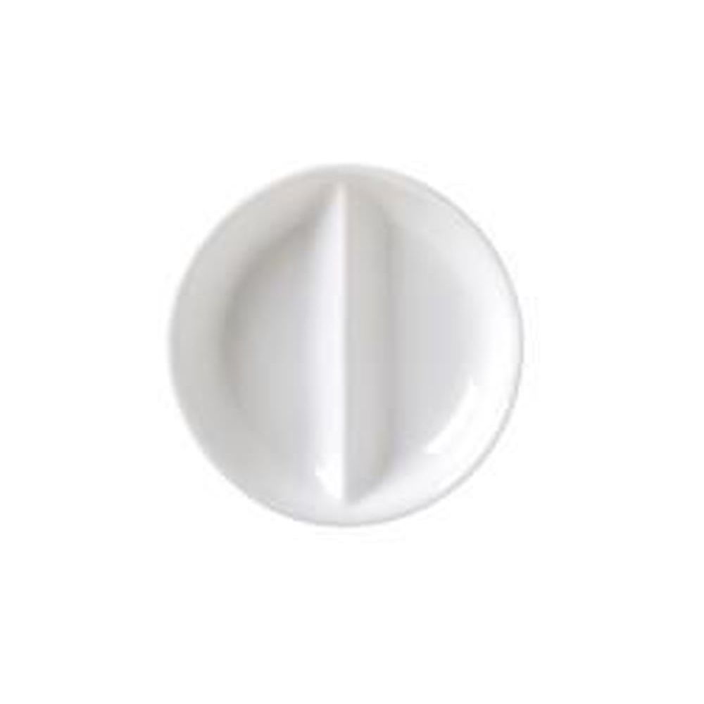 Rubicon White 3 7/8 Inch Round Divided Sauce Dish, 72 Count
