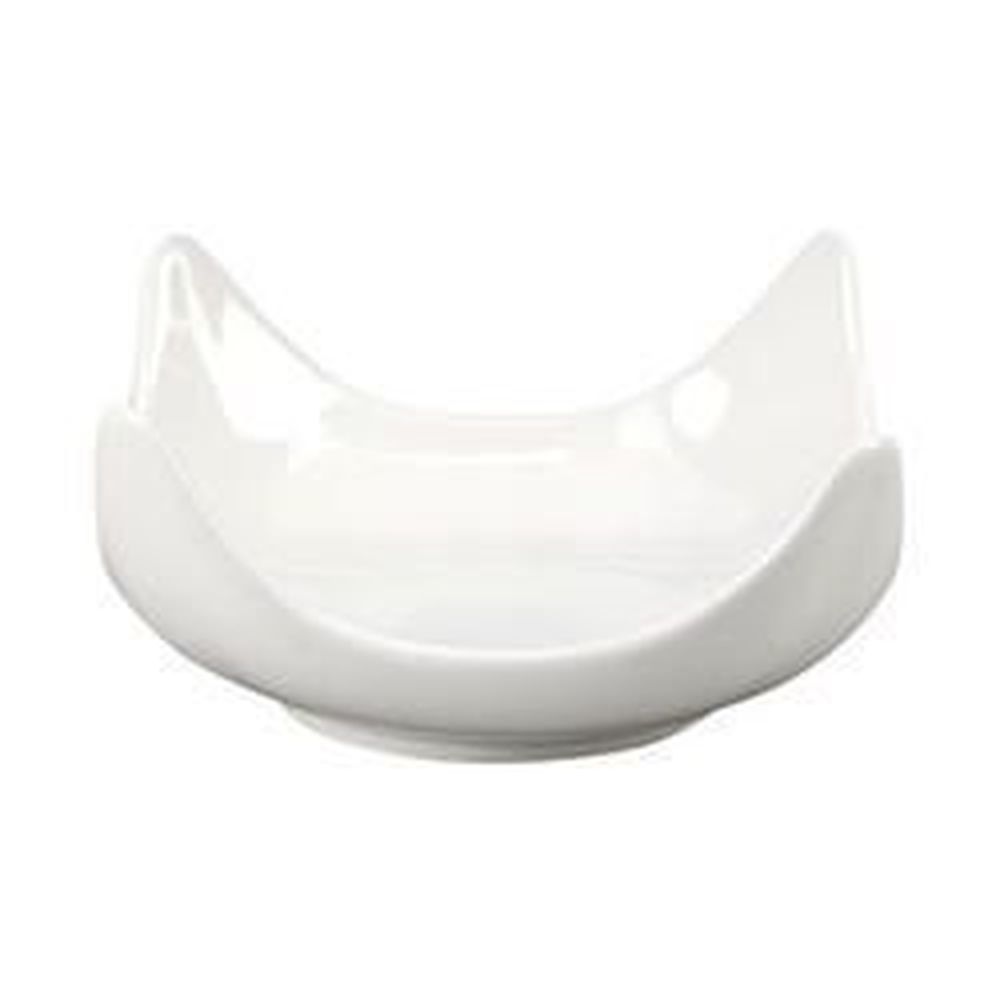 Rubicon White 4 Inch Coupe Square Tasting Dish, 36 Count