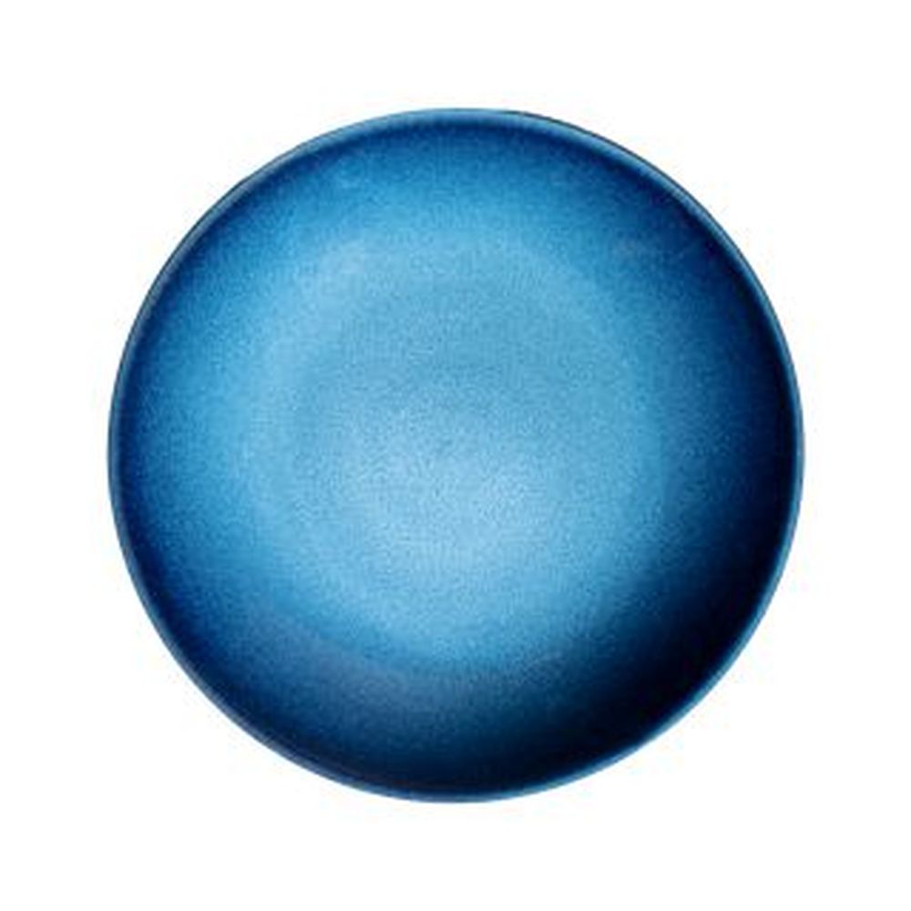 Essentials Porcelain 32 Ounce Oceanic Blue Entree Bowl, 12 Count