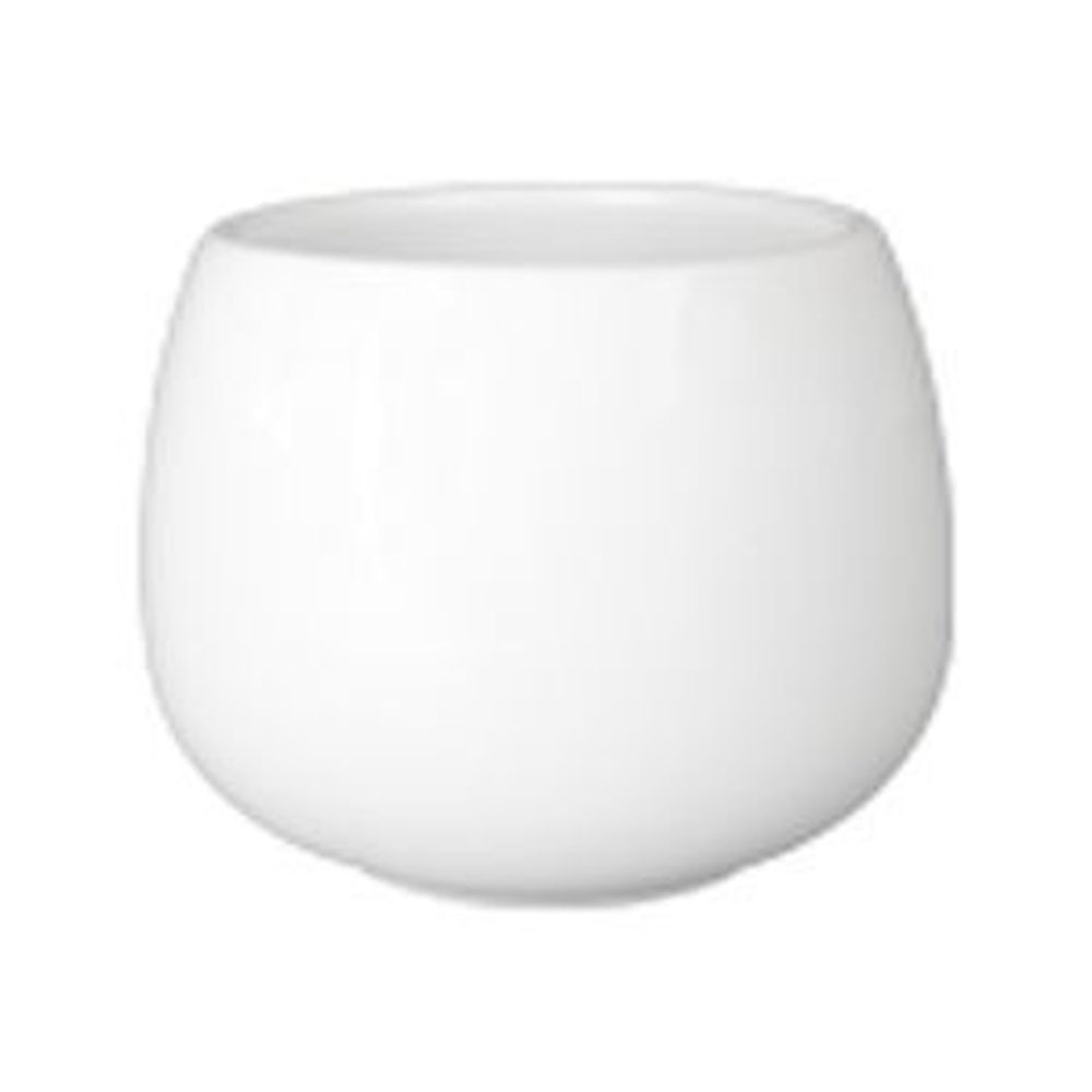 Contour Porcelain White 2.5 X 2 Inch Aura Tea Cup, 12 Count -- 3 Per Case