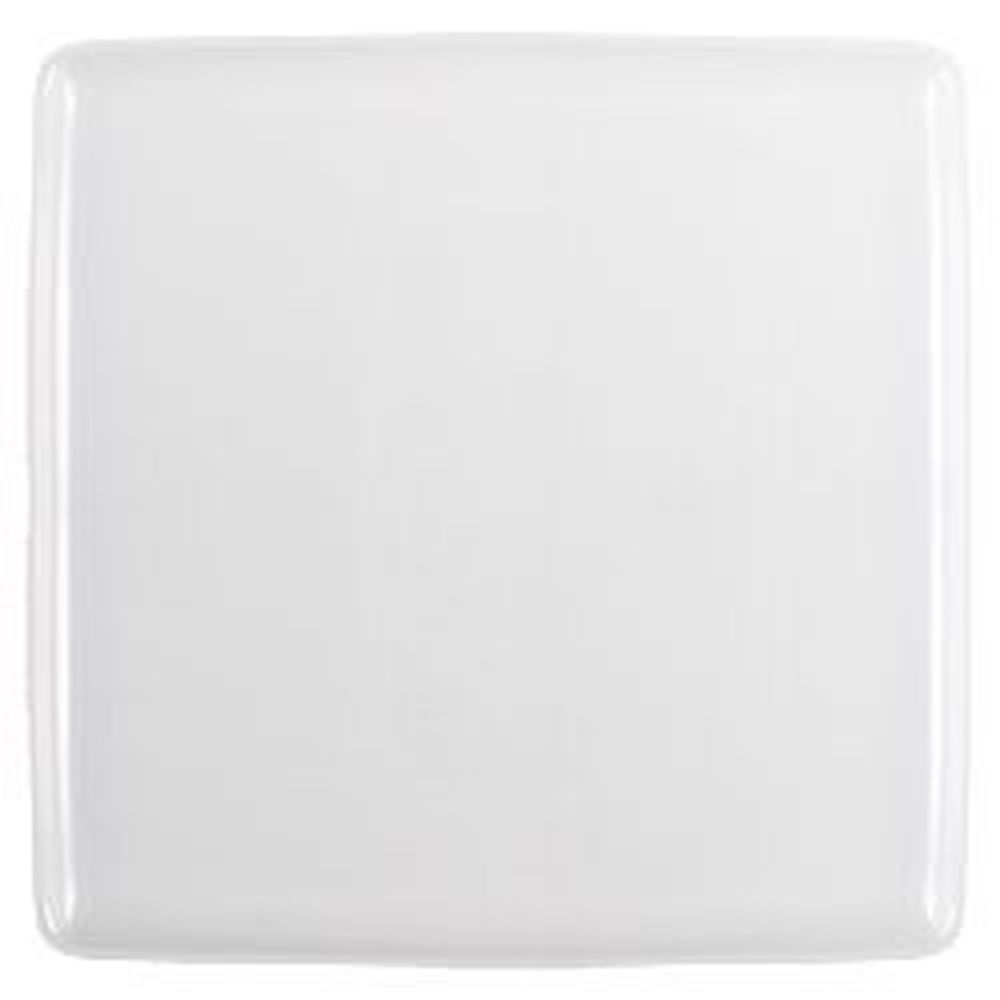Ventana Porcelain White 8 1/2 Inch Square Dinner Plate, 24 Count