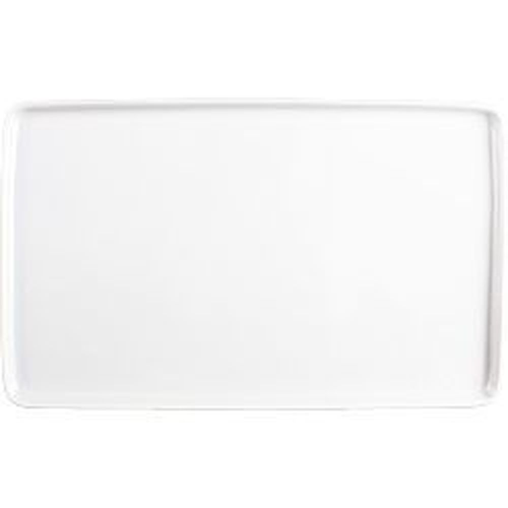 Ventana Porcelain White 9 X 5 1/2 Inch Rectangle Platter, 12 Count -- 2 Per Case
