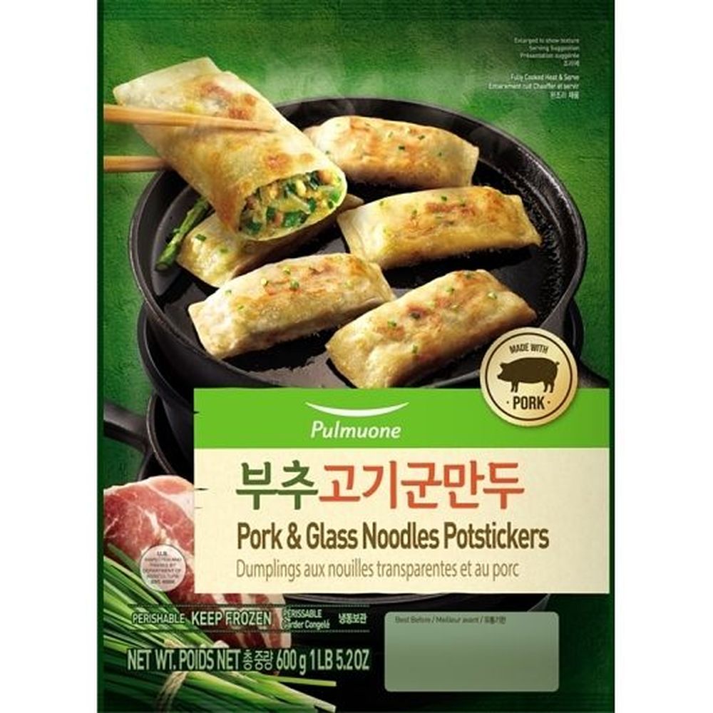 Pulmuone Pork And Glass Noodle Potstickers, 12 Count -- 12 Per Case