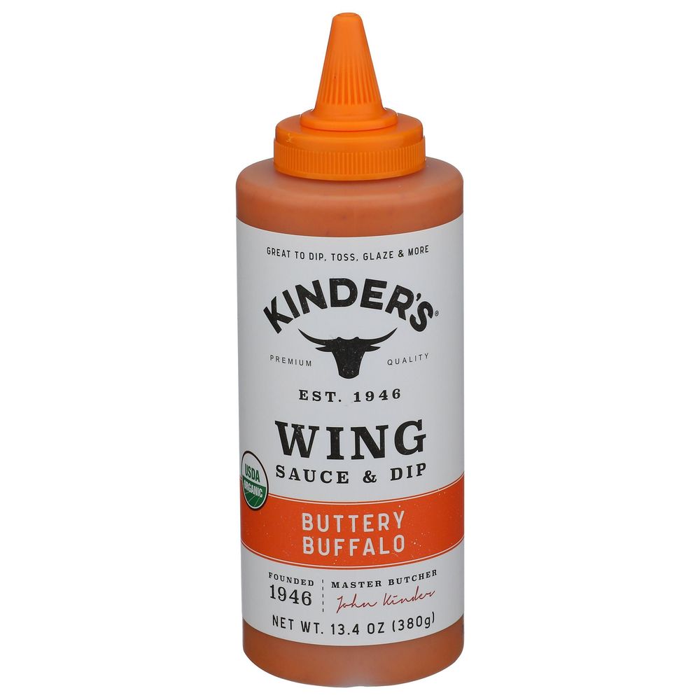 Organic Buttery Buffalo Wing Sauce and Dip