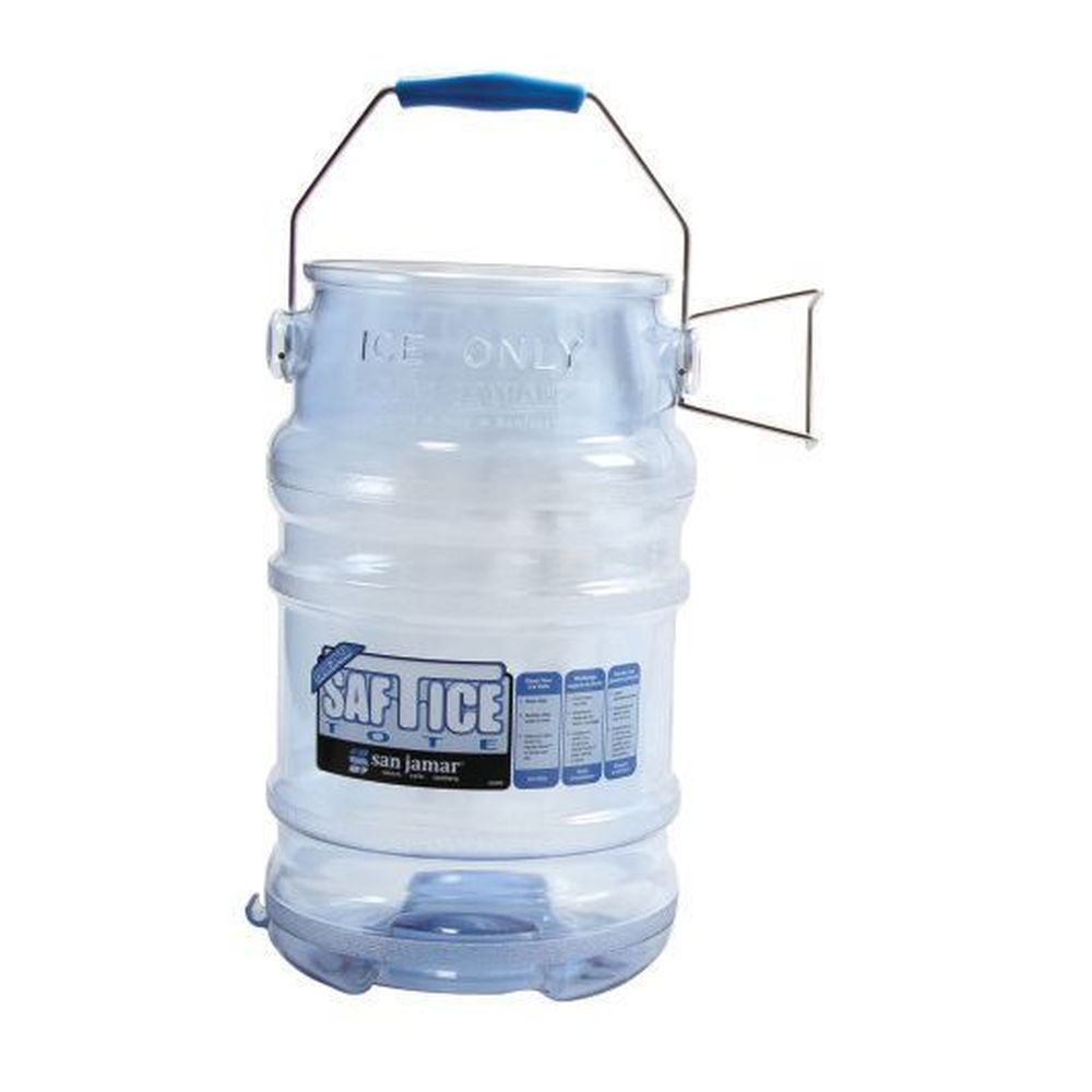 San Jamar Saf-t-ice Tote, 6 Gallon