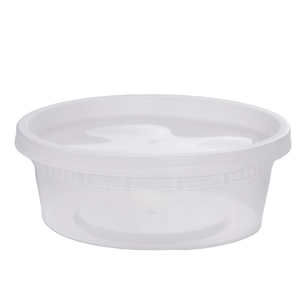 Plastic Deli Container with Lid 8 Ounce