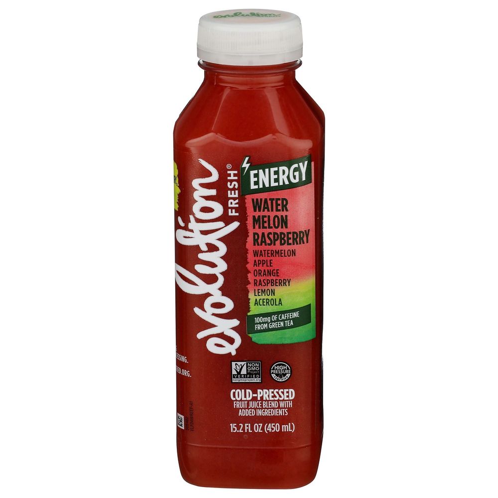 Evolution Fresh Watermelon Raspberry Energy Juice, 15.2 Fluid Ounce -- 6 Per Case