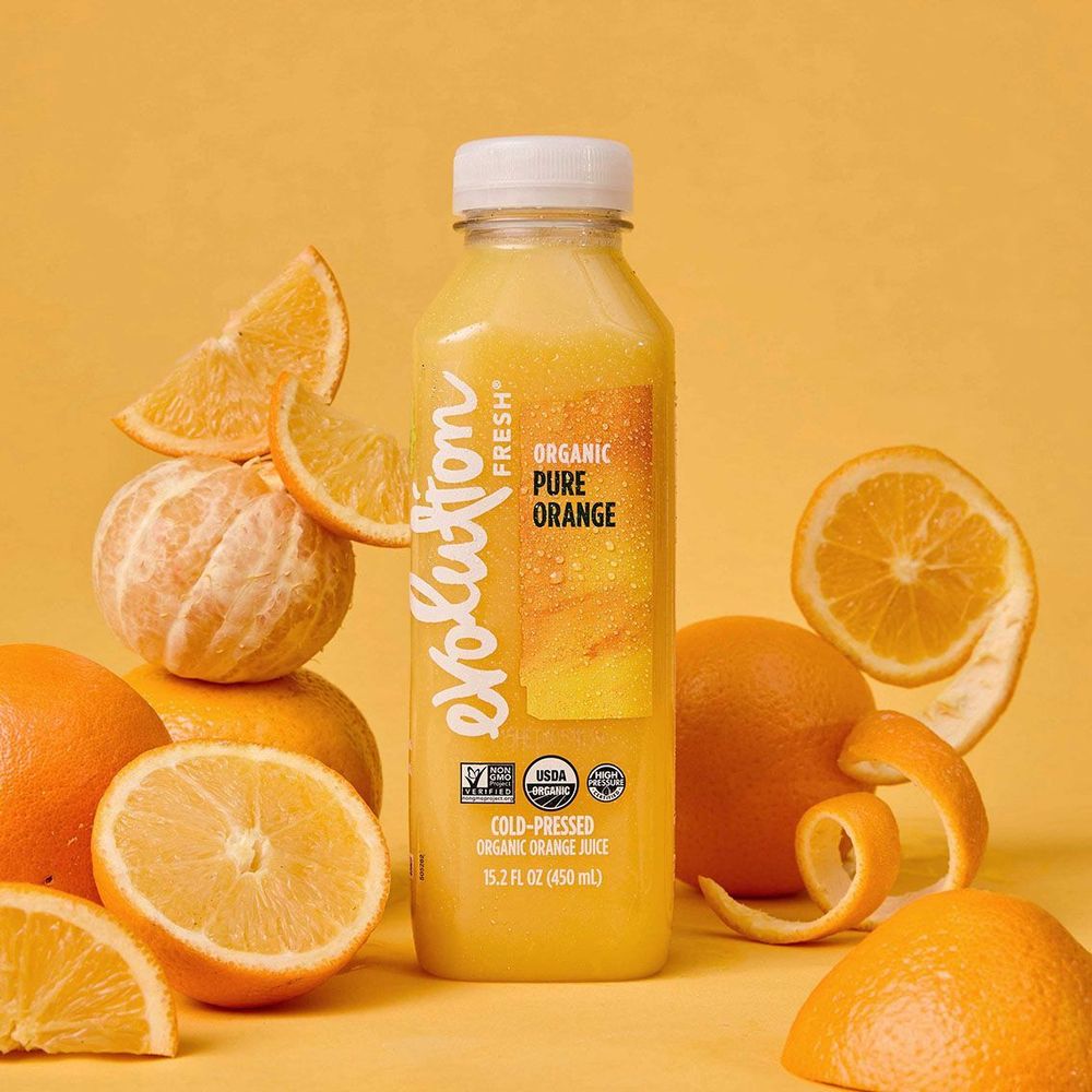 Cold Pressed Organic Pure Orange Juice