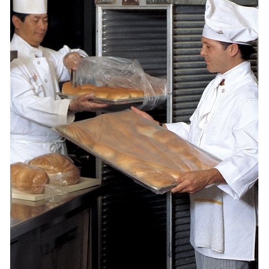 Pitt Plastics Get Reddi 0.75 Mil Clear Bun Pan Cover, 21 X 6 X 35 Inch -- 200 Per Case