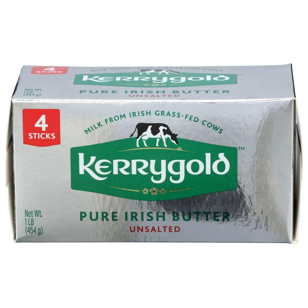 Kerrygold Unsalted Pure Irish Butter Stick, 16 Ounce -- 10 Per Case