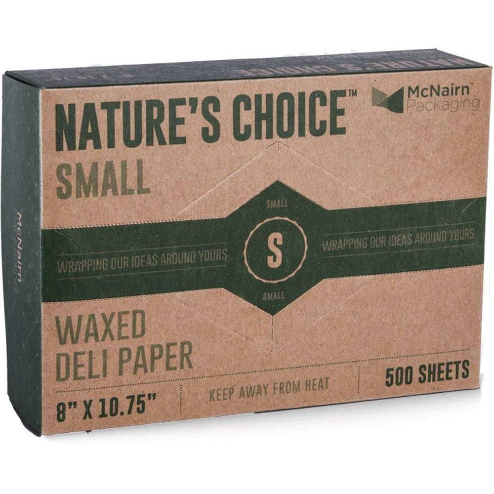 Nature's Choice Kraft Small Interfolded Waxed Deli Paper