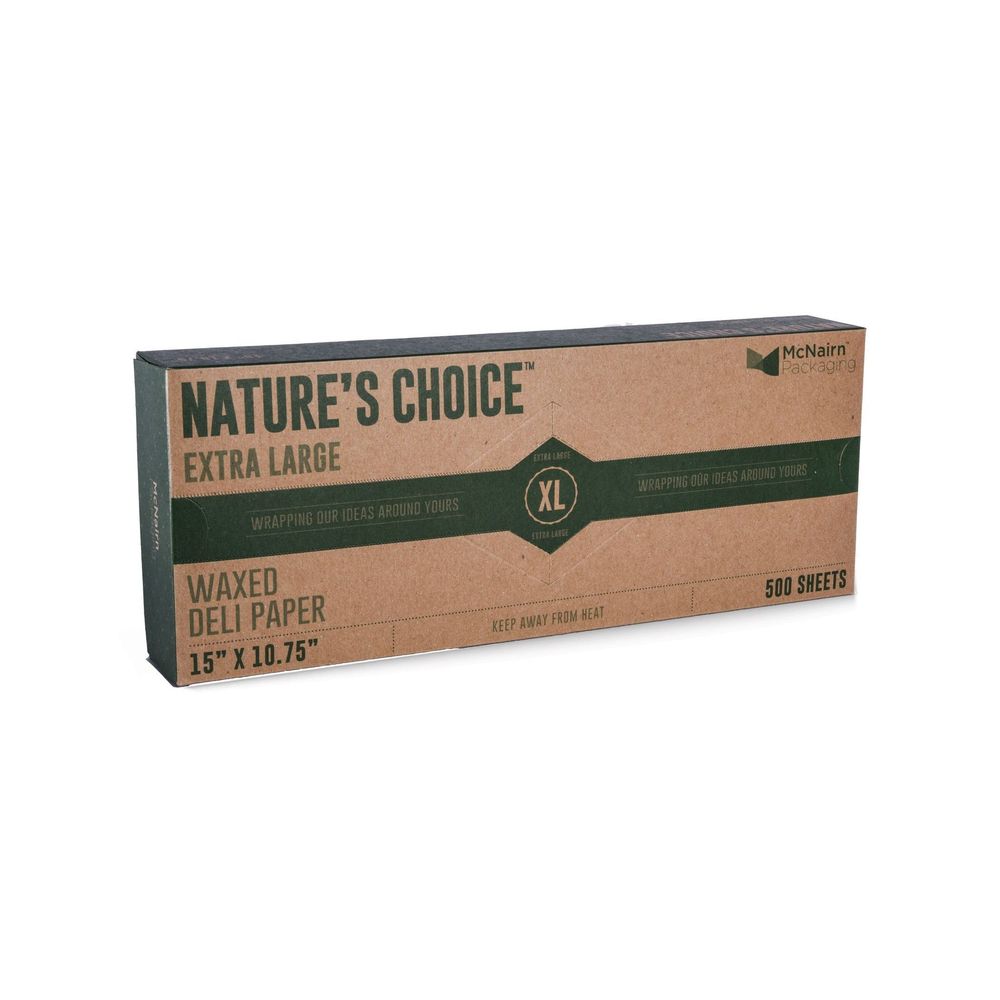 Nature's Choice Kraft Extra Large Waxed Deli Paper
