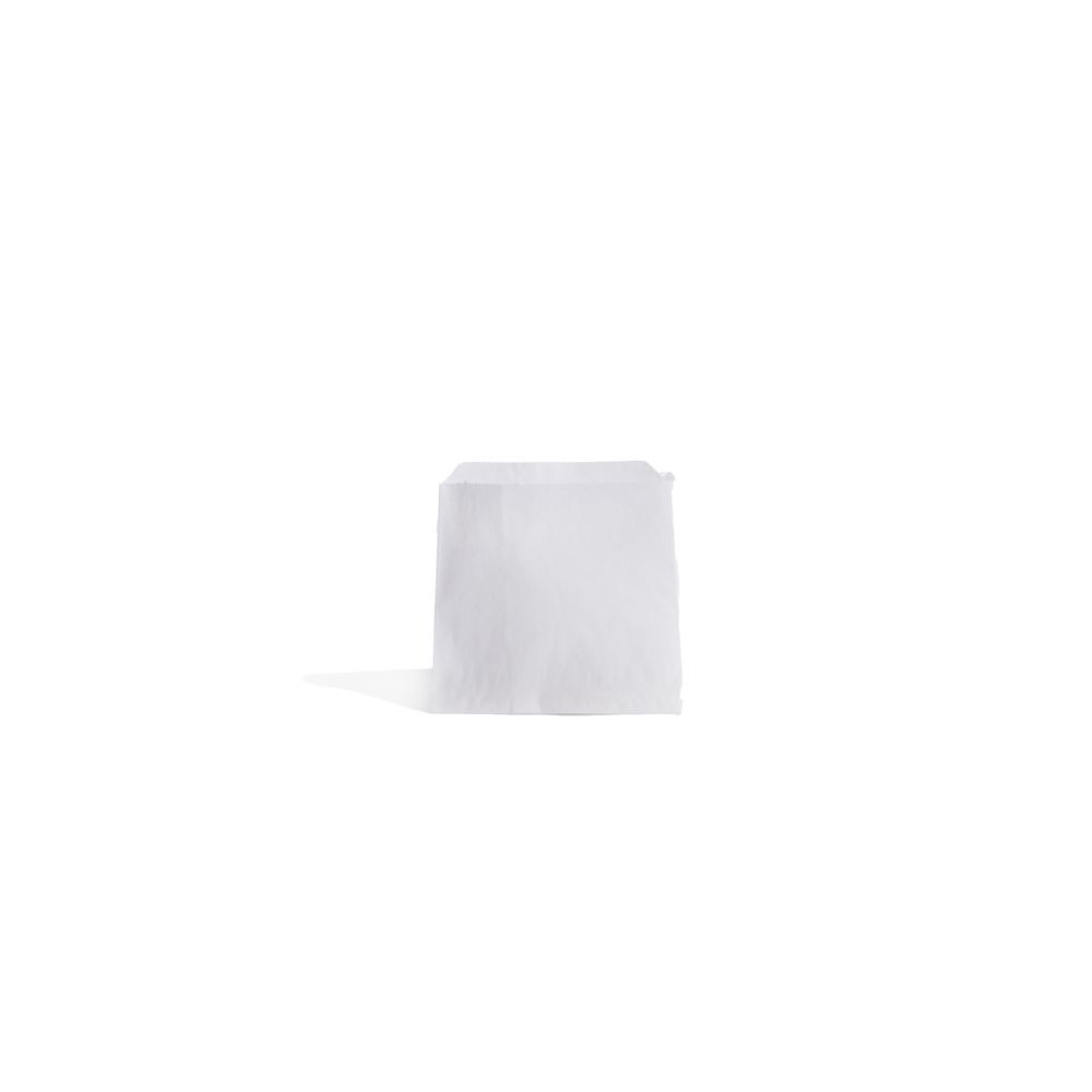 Grease Resistant Plain French Fry Bag 4.5 x 4.5 inch