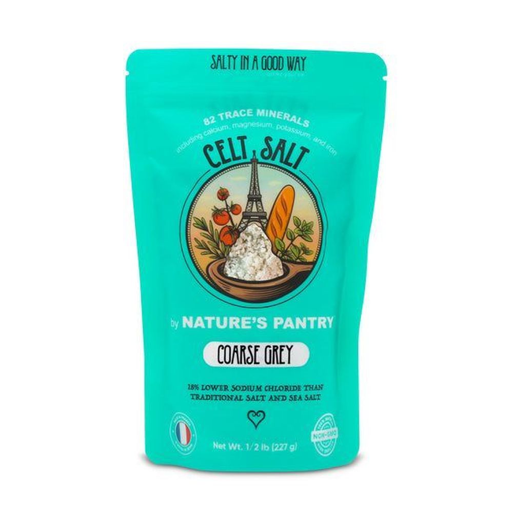 Celt Salt By Natures Pantry Light Grey Coarse Salt, 0.5 Pound -- 6 Per Case
