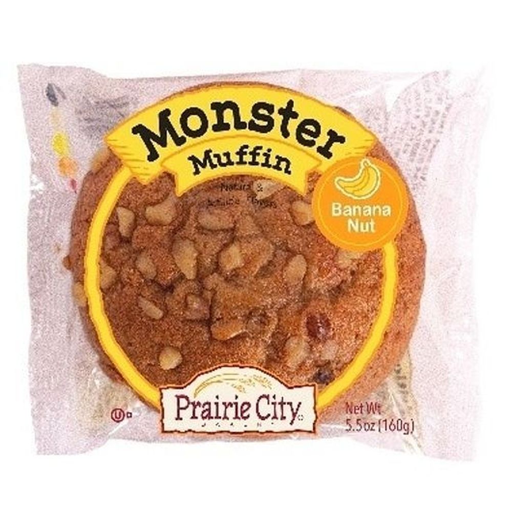 Individually Wrapped Banana Nut Monster Muffin