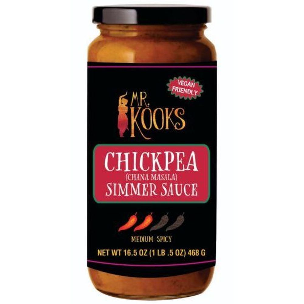 Mr. Kook's Chickpea Simmer Sauce, 16.5 Ounce -- 6 Per Case