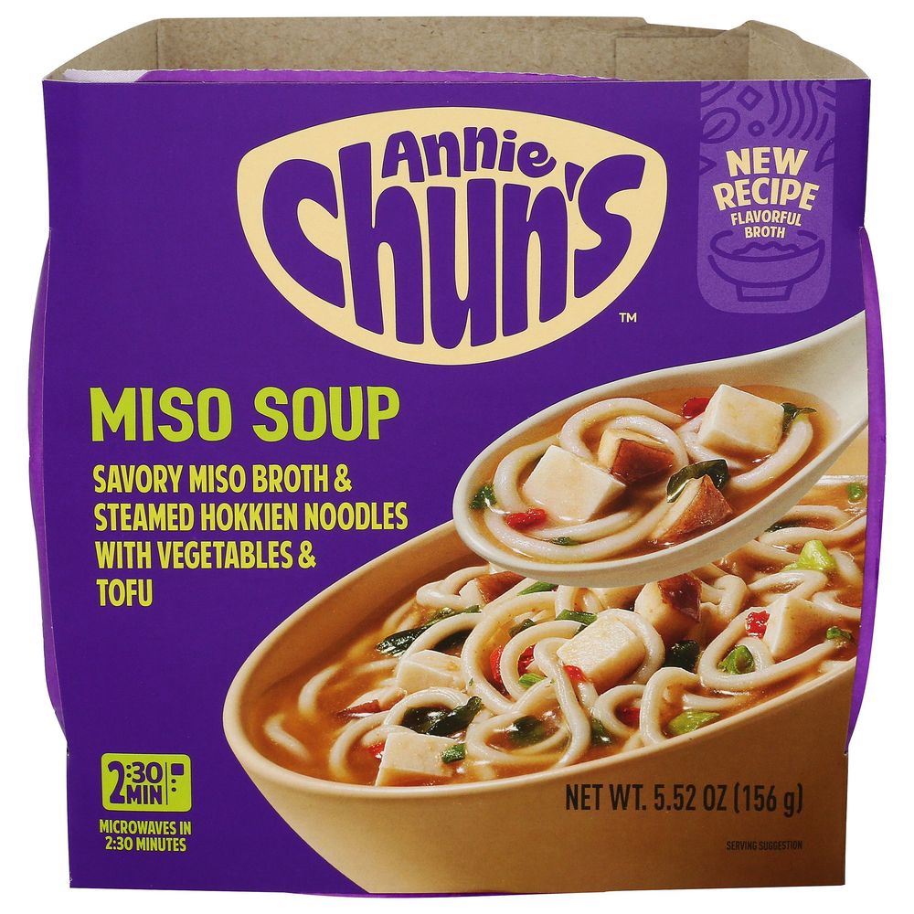 Annie Chun's Miso Soup Bowl, 5.52 Ounce -- 6 Per Case