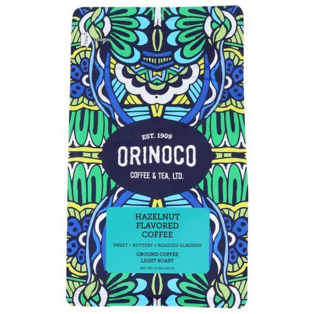 Orinoco Hazelnut Flavored Ground Coffee, 12 Ounce -- 6 Per Case