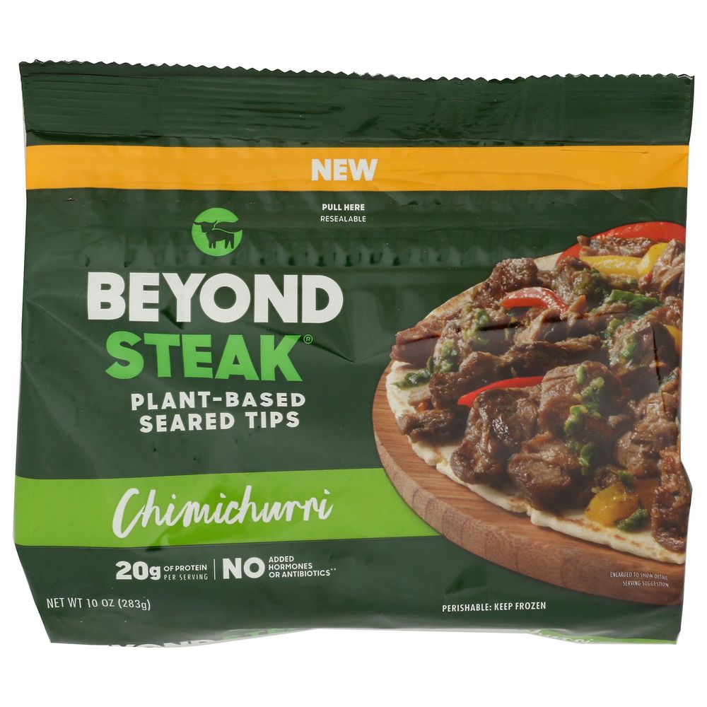Beyond Steak Chimichurri Plant Based Seared Steak Tips