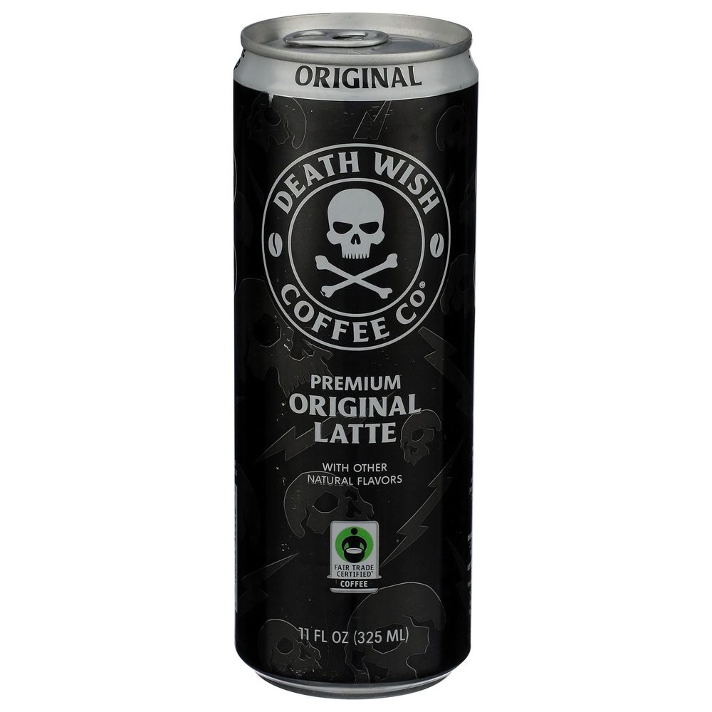 Death Wish Coffee Original Latte, 11 Fluid Ounce -- 12 Per Case