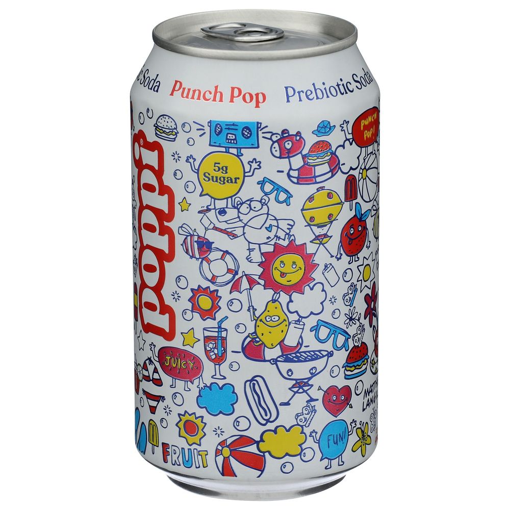 Punch Pop Prebiotic Soda