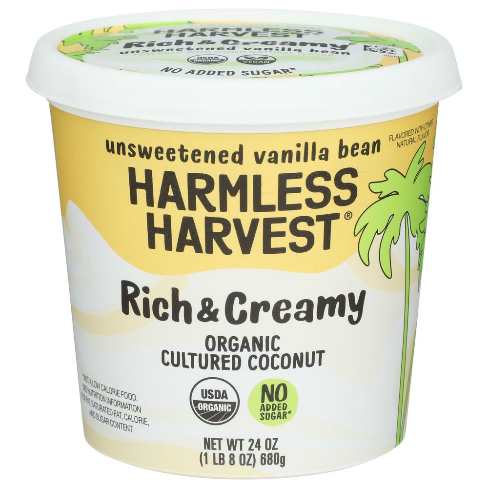 Organic Unsweetened Vanilla Bean Rich and Creamy Yogurt Alternative