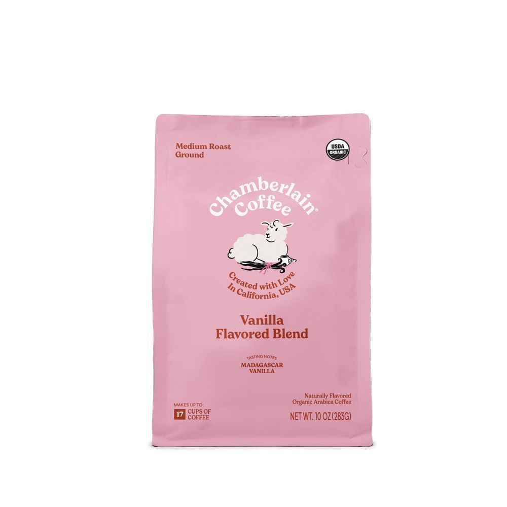 Chamberlain Coffee Organic Vanilla Blend Ground Coffee , 10 Ounce -- 6 Per Case