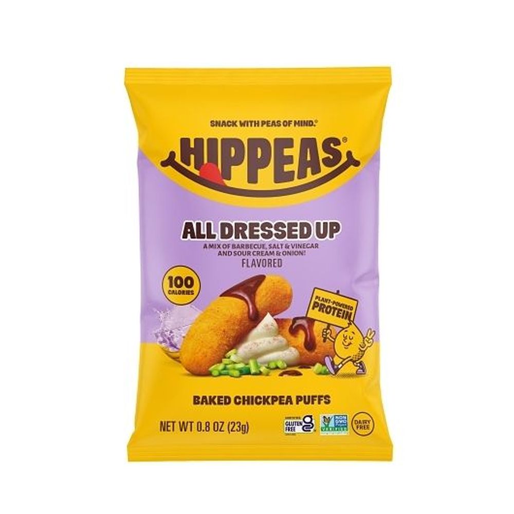 Non-Gmo All Dressed Up Chickpea Puffs 0.8 Ounce