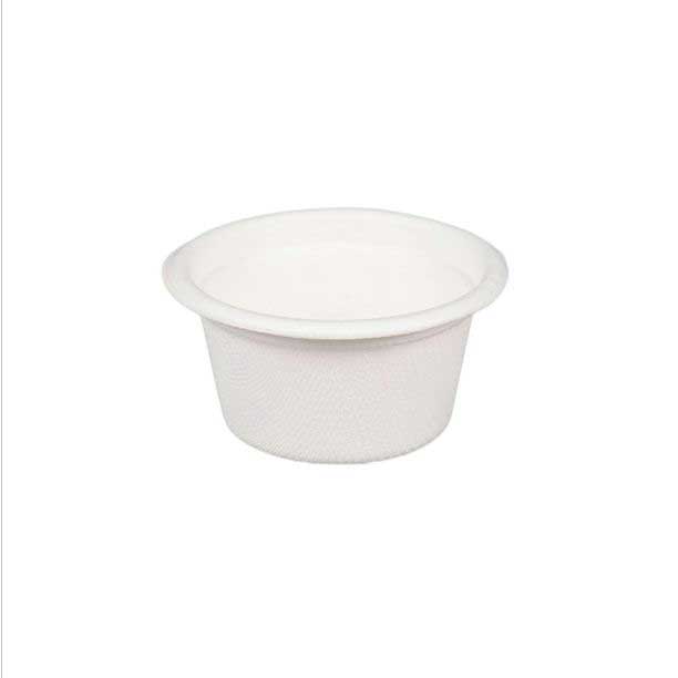Responsible Products No-pfas Added Compostable Molded Fiber Portion Cup, 2 Ounce Capacity -- 1000 Per Case