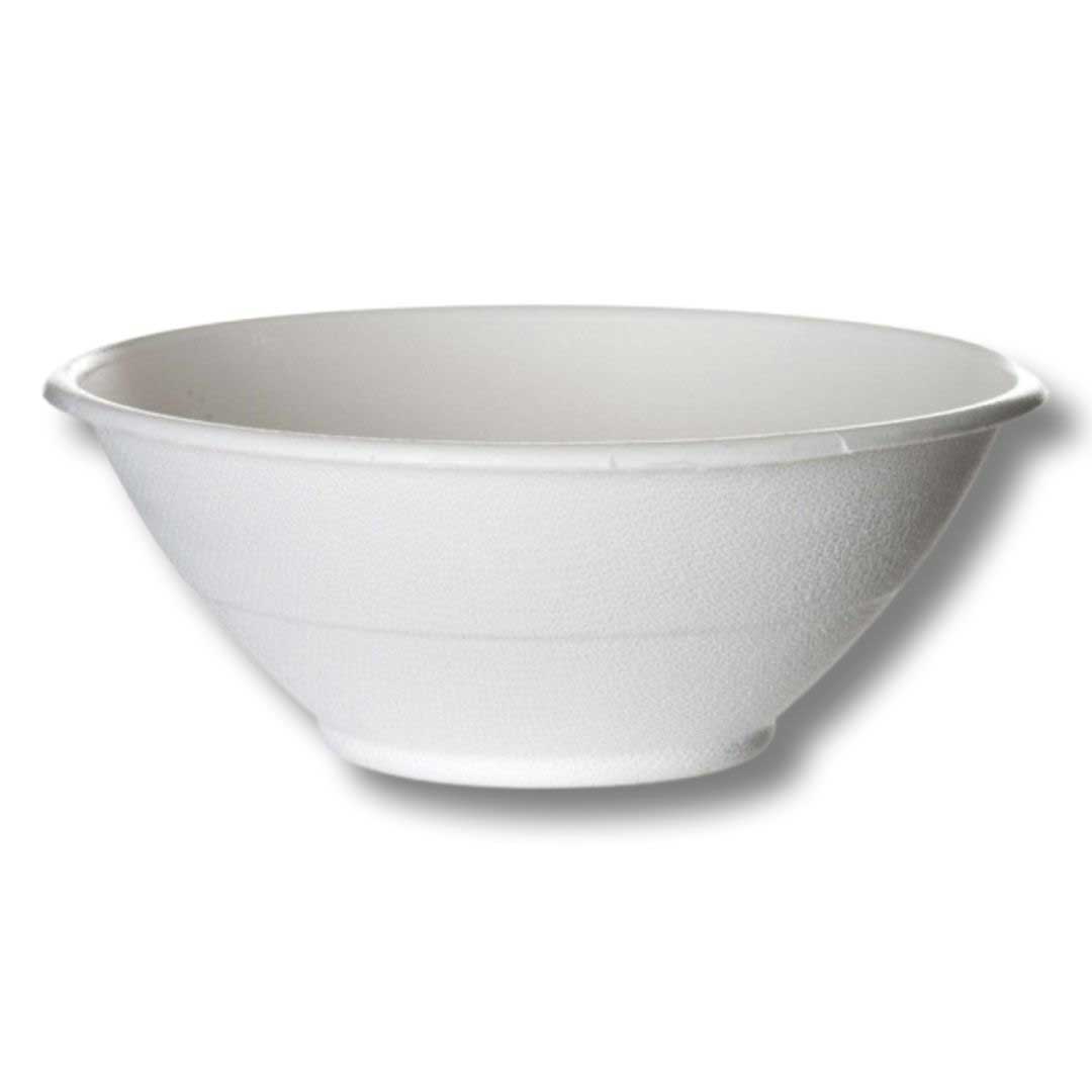 Responsible Products Noodle No-pfas Added Compostable Molded Fiber Bowl, 40 Ounce Capacity -- 500 Per Case