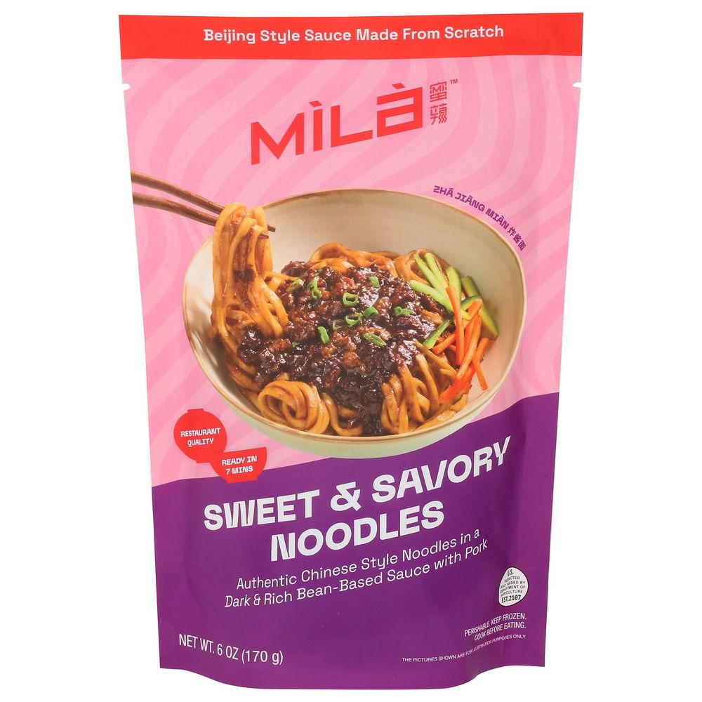 Sweet and Savory Noodles with Ground Pork