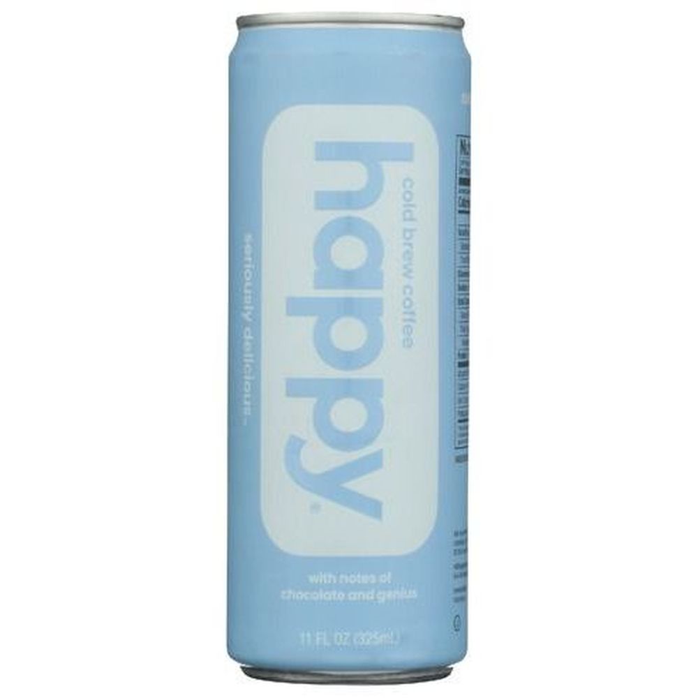 Happy Ready To Drink Cold Brew Coffee, 11 Fluid Ounce -- 12 Per Case