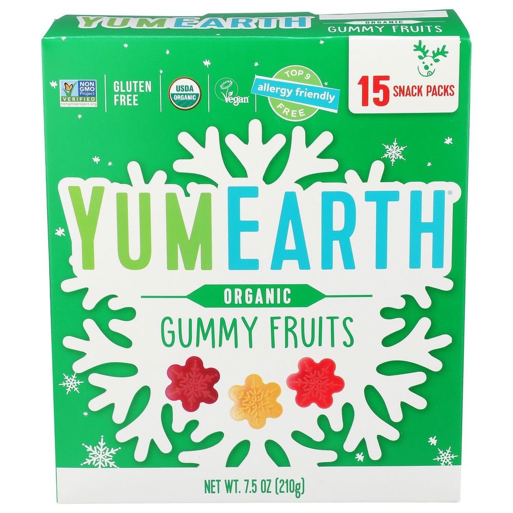 Yumearth Organic Gummy Fruits, 7.5 Ounce -- 6 Per Case