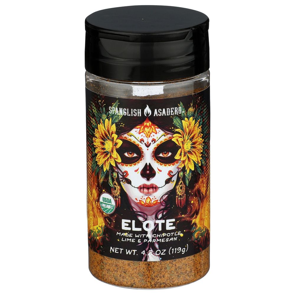 Spanglish Asadero Organic Elote Seasoning, 4.2 Ounce -- 6 Per Case