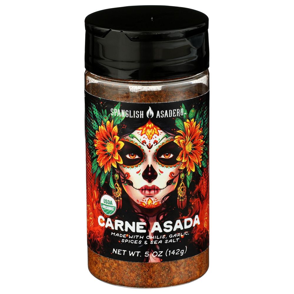 Spanglish Asadero Organic Carne Asada Seasoning, 5 Ounce -- 6 Per Case