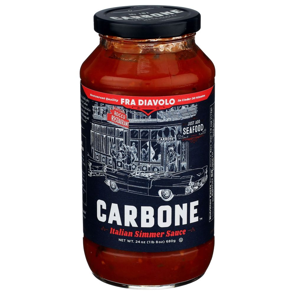 Carbone Fra Diavolo Italian Simmer Sauce, 24 Ounce -- 6 Per Case