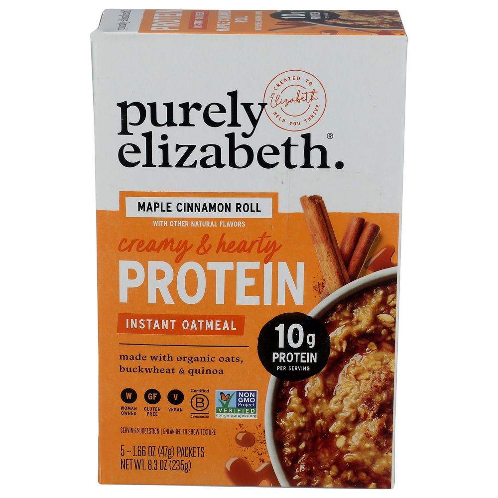 Organic Maple Cinnamon Roll Instant Protein Oatmeal