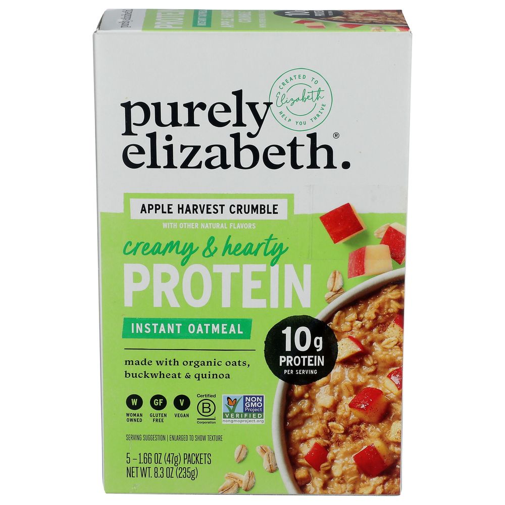 Organic Apple Harvest Crumble Instant Protein Oatmeal
